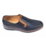 Pantofi barbati casual din piele naturala bleumarin - GKR90BLU